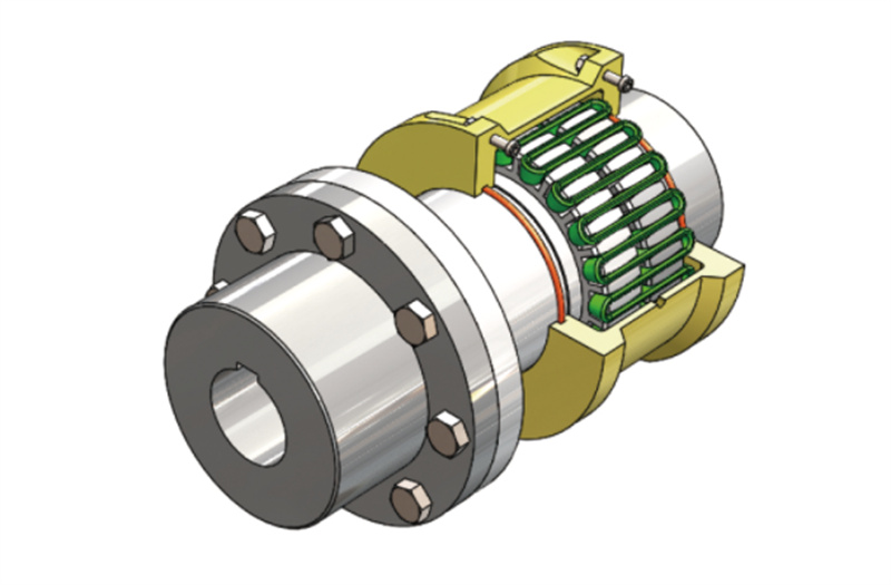 JSD單法蘭聯結型蛇形彈簧聯軸器