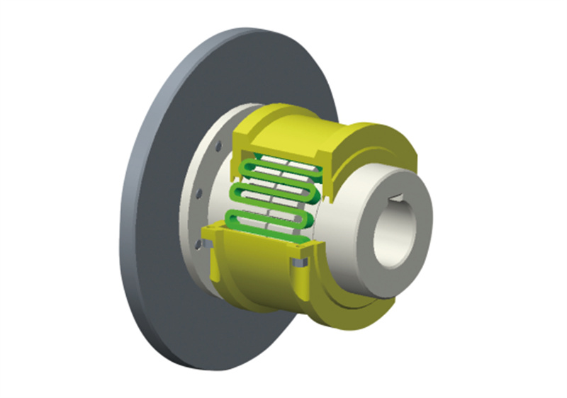 JSP帶制動盤型蛇形彈簧聯軸器