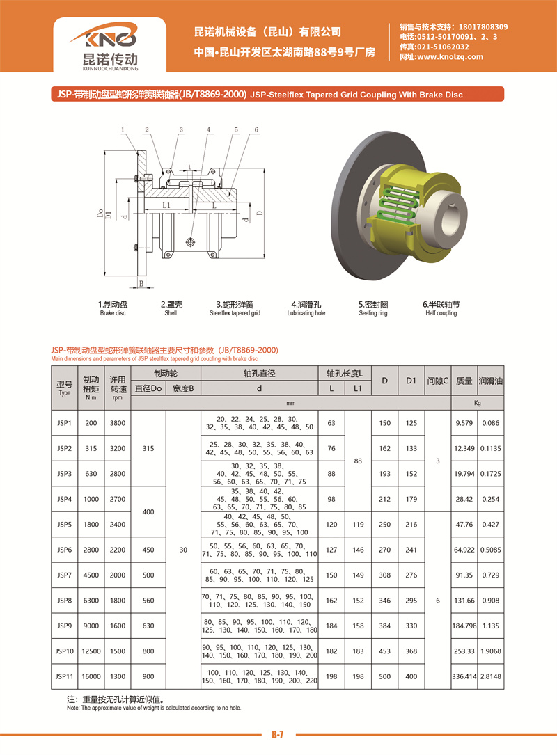 B-7 JSP帶制動(dòng)盤型蛇形彈簧聯(lián)軸器.jpg